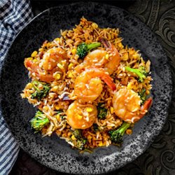 Shrimp Desi Style Fried Rice