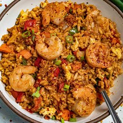 Shrimp Hot garlic fried rice 1