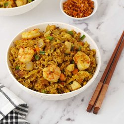 Shrimp Singapore Fried rice 1 1