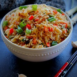 Veg Hot garlic fried rice 1